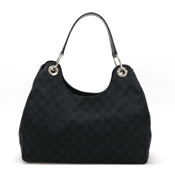 GUCCI Black Leather Shoulder Bag - Picture 2 of 7